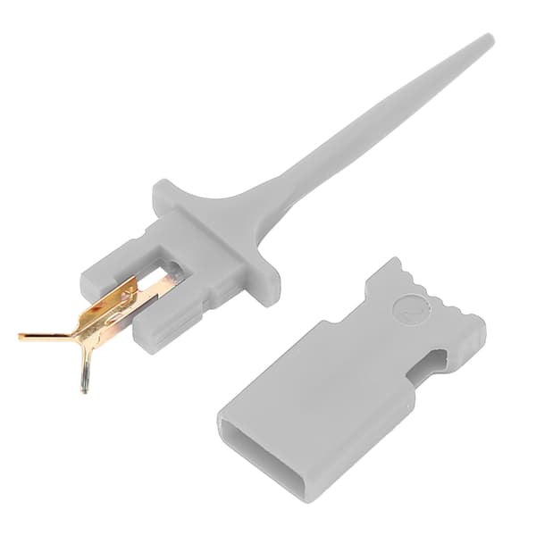 Mini IC-testklemme for elektronisk eksperimentreparasjon og vedlikehold (grå)