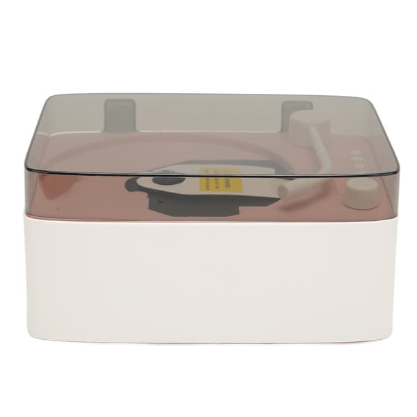 Mini Vintage Bluetooth CD-spelare Multifunktionell Hemmusik Högtalare Rosa