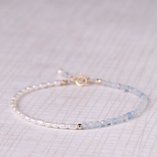 Armbånd Perleblå piger&#39; Modesmykker Ac3508