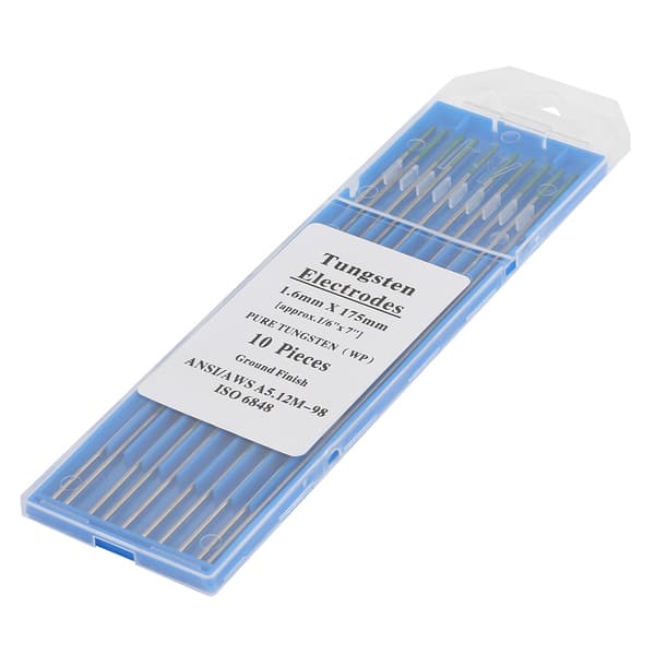 Grön spets AC Tig svetsning volframelektroder 10-pack 1,6x175 mm