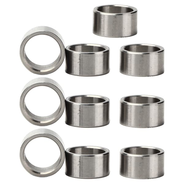 10 stk. Bricka Spacer Skive 15mm OD 12mm ID Rustfrit Stål Tilbehørssæt 3515-0015-0080