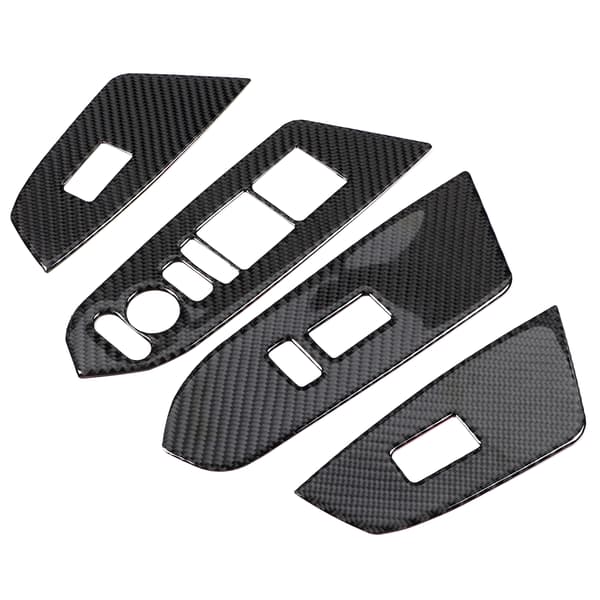 4 stk. Bilskiftpanel Trim i Kulfiber til Honda CRV 2016-2019