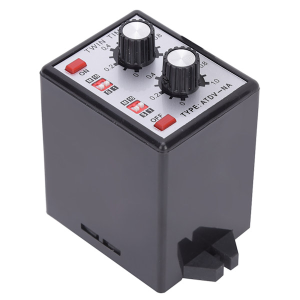 Vred Kontroll Twin Timer Relæ MultiSection ATDVNA AC110V 220V Tidsafbryder