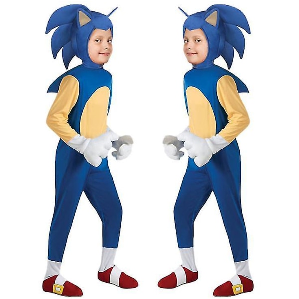 Sonic The Hedgehog One Piece Costume Rollspel A L 125-140cm