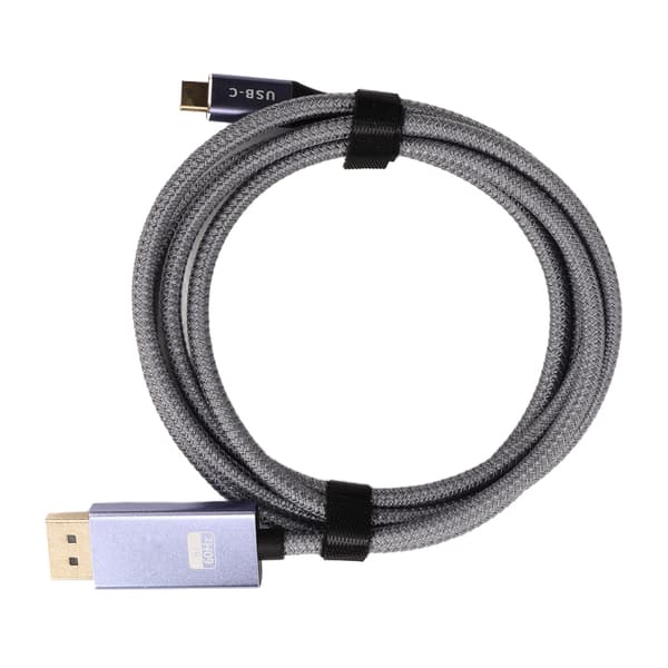 USB C til DisplayPort 1.4 Kabel 1.5m 4.9ft HD Videoledning til Bærbar Skærm Samme Skærm