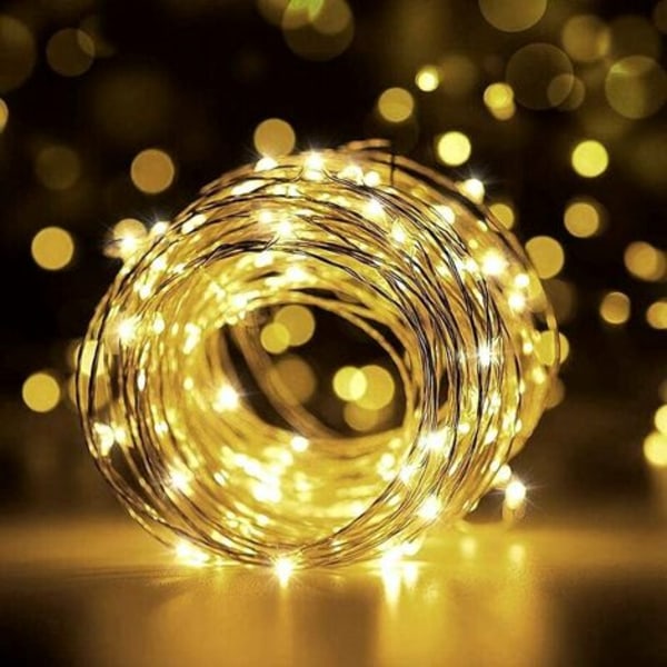 Fairy Lights, LED String Lights 20M 200 LEDs IP65 Vattentät, Micro LED String Lights Dekoration för sovrum jul W