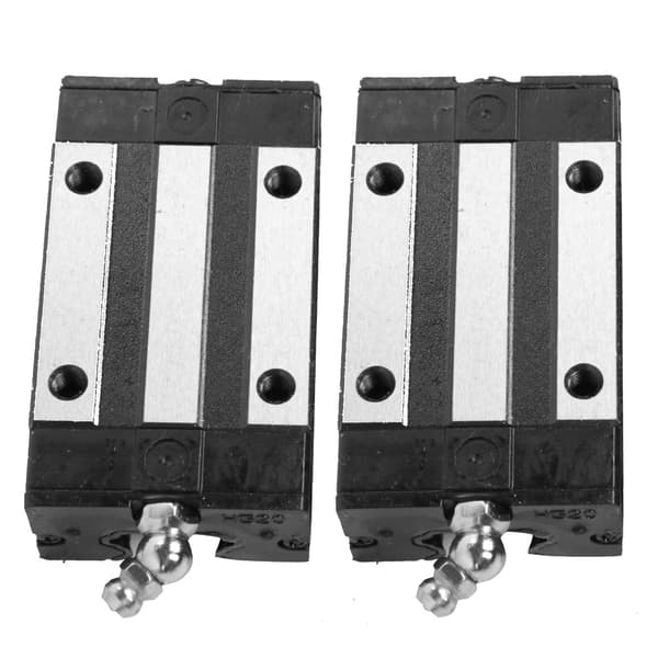 HGR20 1000mm Lineær Skinne Guide 20mm Bredde 2 Slædeblokke
