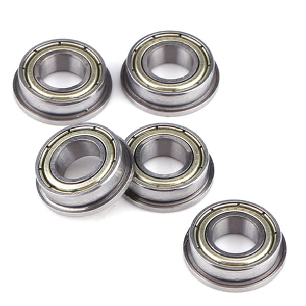 10 Dobbelt Skærmede Flangede Kuglelejer 8x16x5mm Motor