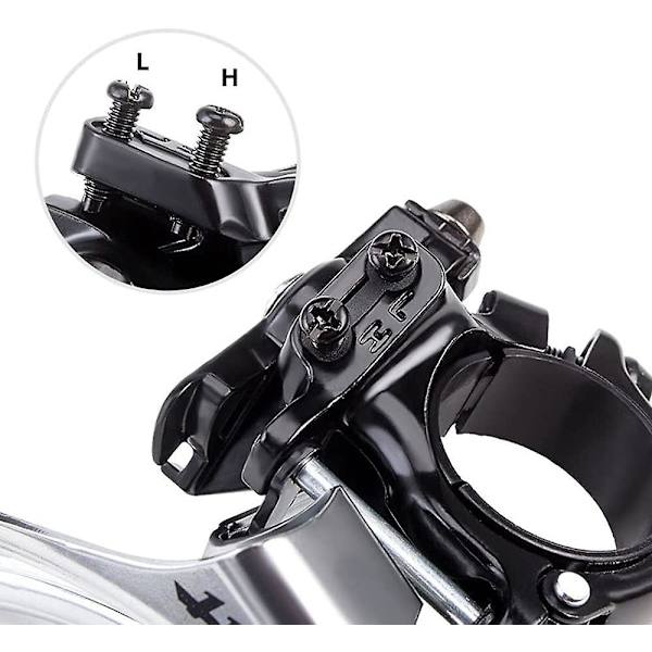 Cykel framväxel 7/8/9/ hastighet 21/24/27s Mtb Mountainbike växel Drivlinor för 31,8/34,9 mm diameter rör
