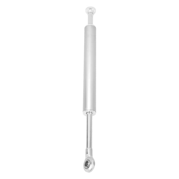 Motorcykel Styredæmper 330 mm Universal Aluminium Styredæmper Stabilisator til de fleste motorcykler Sølv
