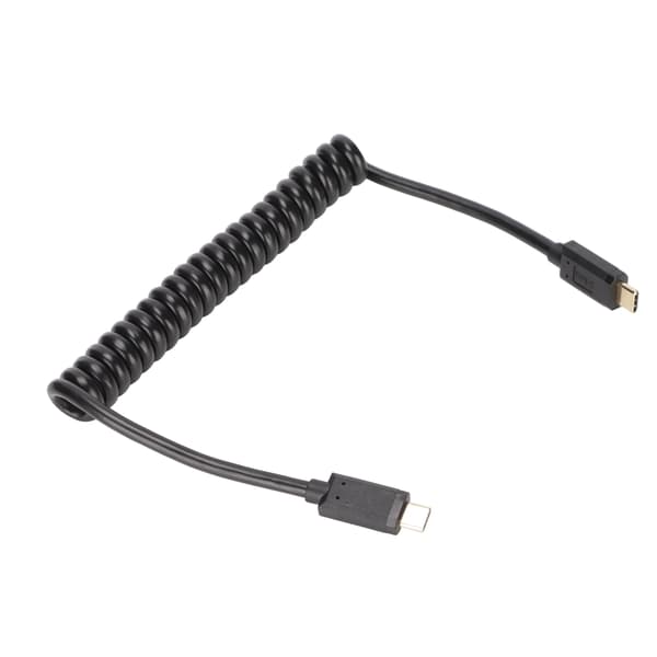 USB C Kabel USB C til USB C 14K 60Hz 3A Hurtig Opladning 10Gbps 1.2m Spiral Design Lige Han til Han