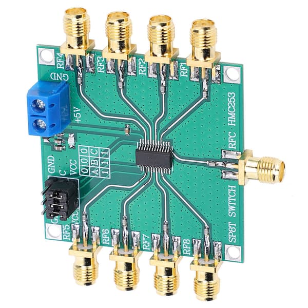RF Single Pole Eight Throw Switch Ikke-reflekterende Elektroniske Komponenter HMC253 DC 2.5 GHz
