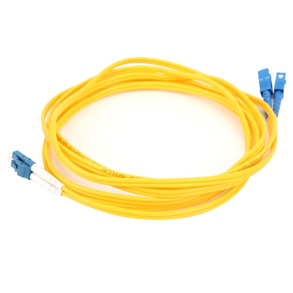 Optisk fiber patch kabel LC UPC til SC UPC 3.0mm PVC SMD