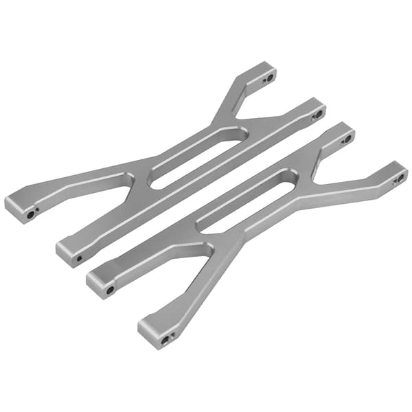 Aluminiumlegering Forreste Bagerste Øvre Bærearme til Traxxas X-MAXX 1/5 RC Bil (Titanium Grå)
