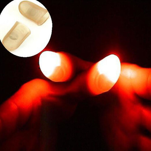 2kpl Magic Finger Lamp Magic Prop Finger Cot