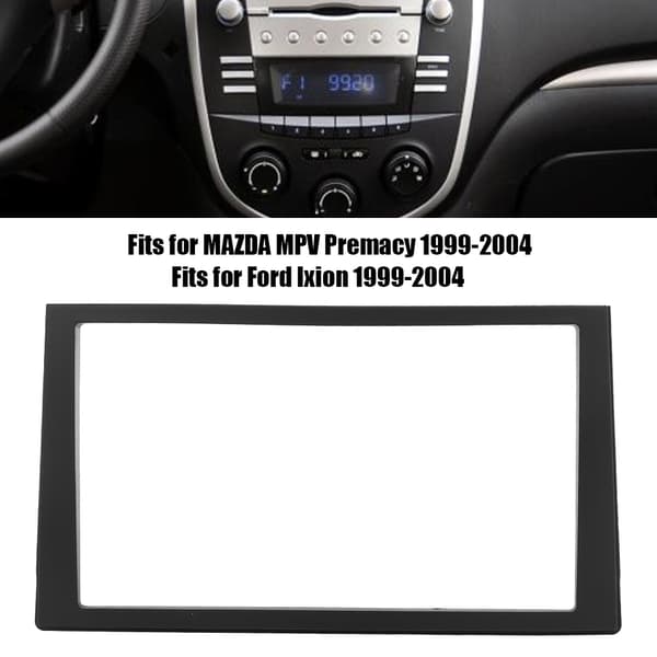 2 Din Facia Radio DVD Stereo Panel Dash Frame Kit Passer til Mazda MPV Premacy