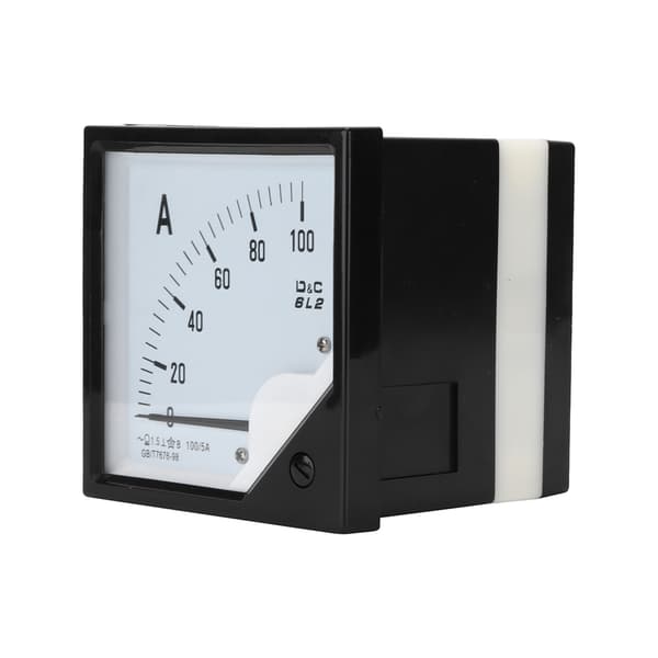 6L2 100A 5A Analogt Panel Amperemeter Pointer Strømmåler Kjemisk Industri