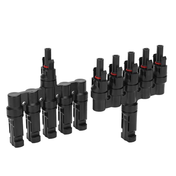 2-i-1 solcellepanelkoblingskabel 5 til 1 solenergiadapter