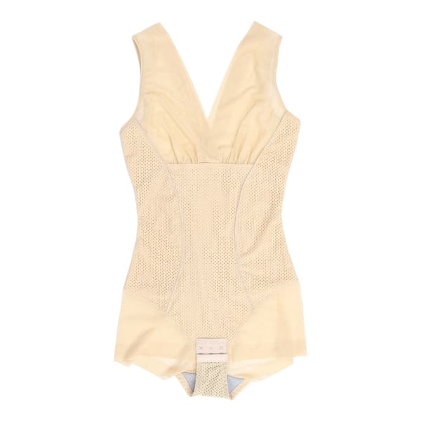 Slimmande kroppsformare Postpartum Rumplyftande Magkontroll Midjeträning Bodysuit XL Hudfärg