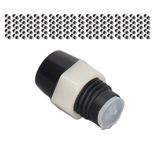 100 Sett 5mm LED-holder Plast Lysdiode Panelmonteringsklips Tilbehørssett Svart