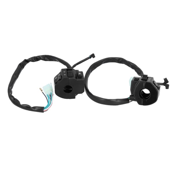 Par med 0,9 tommers styrespakbryter for frontlys, blinklys og horn, universal