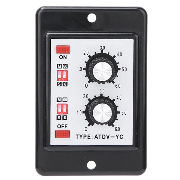 ATDV YC 6S 60M Dubbel Timer Relä Switch DC 24V
