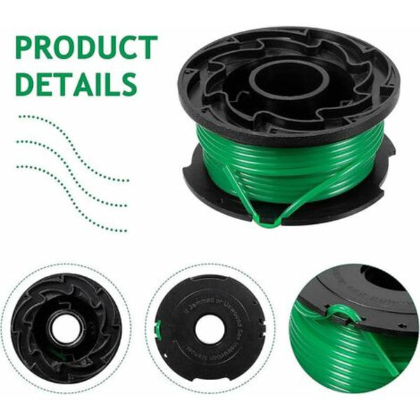 Black and Decker GL7033, GL8033, GL9035 buskrydderlinje, 6 spoler, 6 m