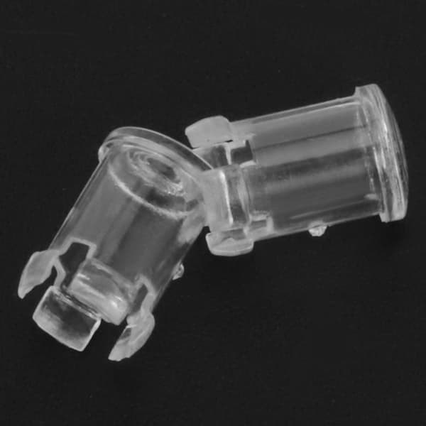 100 stk. Nylon LED Lysdiffuser Transparent Lampeskærm 5mm