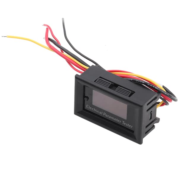 7 i 1 OLED elmätare - spänning, ampere, ström, effekt, energitestare (33V/10A, vit)