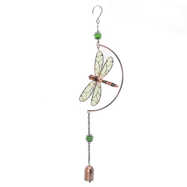 Dragonfly Wind Chimes Vattentät Vacker Melodi Järn Hängande Dekor Heminredning