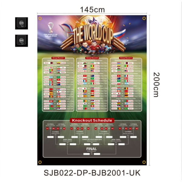 Tarr World Cup-program (SJB022-DP-BJB2003-UK)