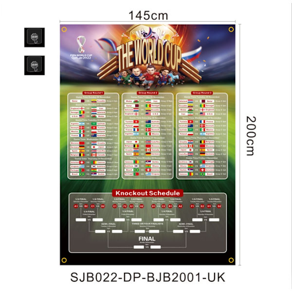 Tarr World Cup-schema (SJB022-DP-BJB2005-UK)