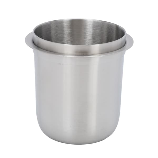 Universal Handsfree Inverted Kaffepulverkopp i Rostfritt Stål 150ml - Silver