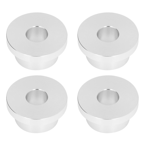 4. Billet Styrforhøjer Bøsning Solid CNC T6 Aluminium Legering Tilbehørssæt til FXR Sølv
