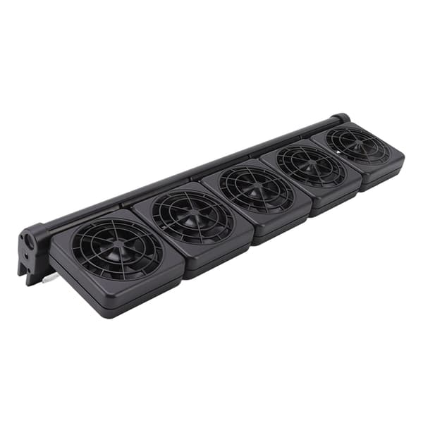 Mini Justerbar 5-hovedet Akvarie Køleventilator US Stik 100 240V
