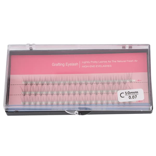 60 individuelle klynge-vippeextensions 0,07 mm 10 mm vippeextensionsværktøj