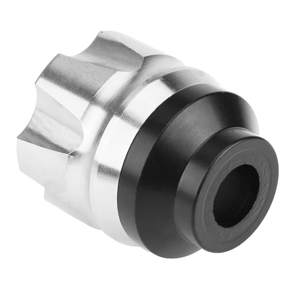 Universal CNC-gaffelsskydd i aluminiumlegering för motorcykel, silver, 2 st