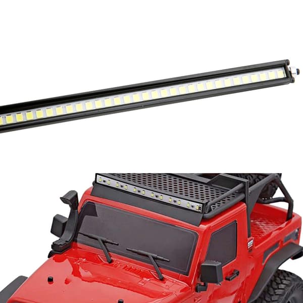 Mini RC-auto 36 LED-valosirulla katolle, yleinen 1/10 simulaatio RC-kiipeilyautolle, yleinen tyyli