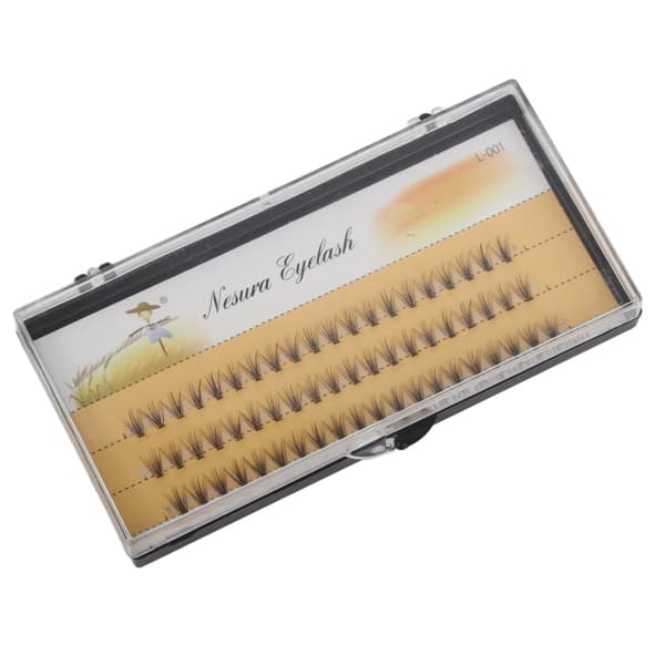 8 mm naturlige individuelle klynge-vippeextensions
