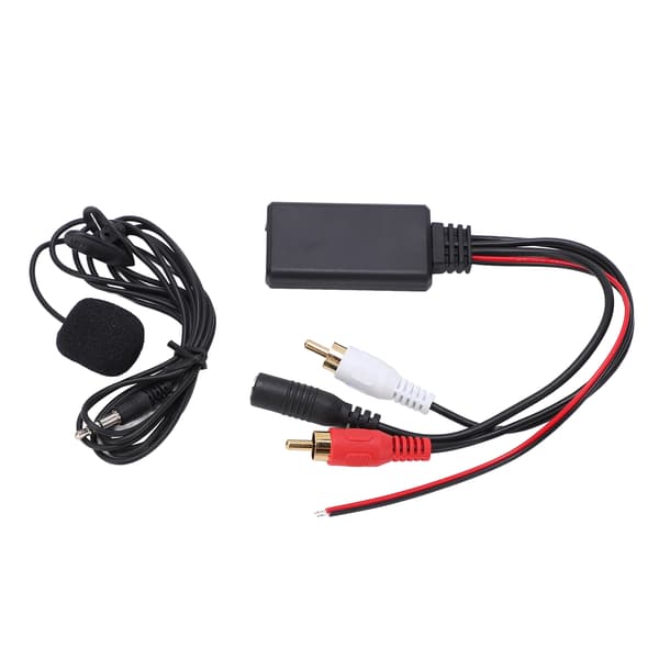 Bluetooth 5.0 langaton AUX-sovitin mikrofonilla Pioneer 2RCA -audioportille