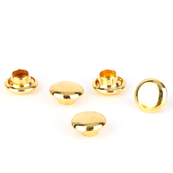 Fargerike Rhinestone Nitter Cap Stud Sett - DIY Håndverk Dekorasjon (Rosa Krystall)