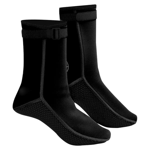 HISEA 3MM Sorte L Anti-skrid Koldtvands Snorkelsokker