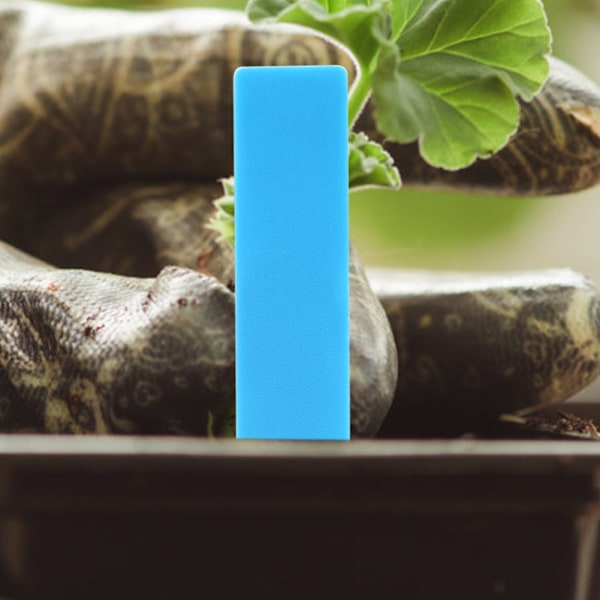 100 Blå Plastik Plantenavneetiketter til Havestikmarkører