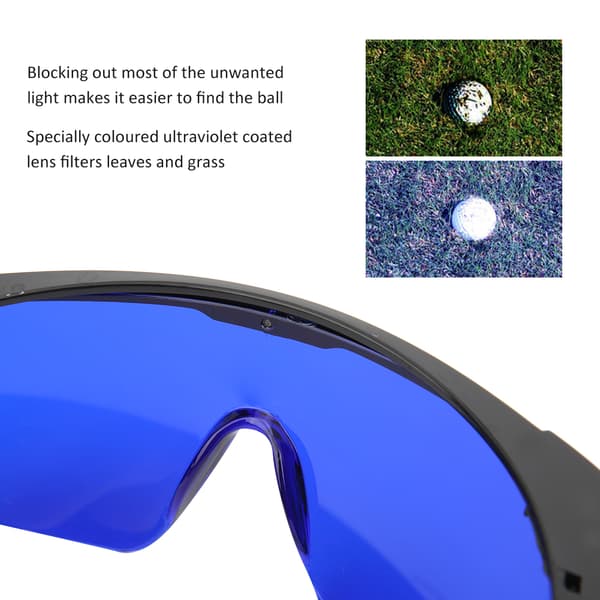 Ulkoilmapallon löytölasit - Pallojen paikantamislasit lasikotelolla, Golf-tarvikkeet