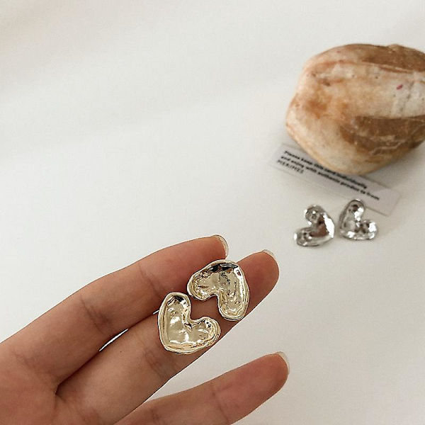 Örhängen Vintage Heart Stud Modesmycken Ac7971 C106