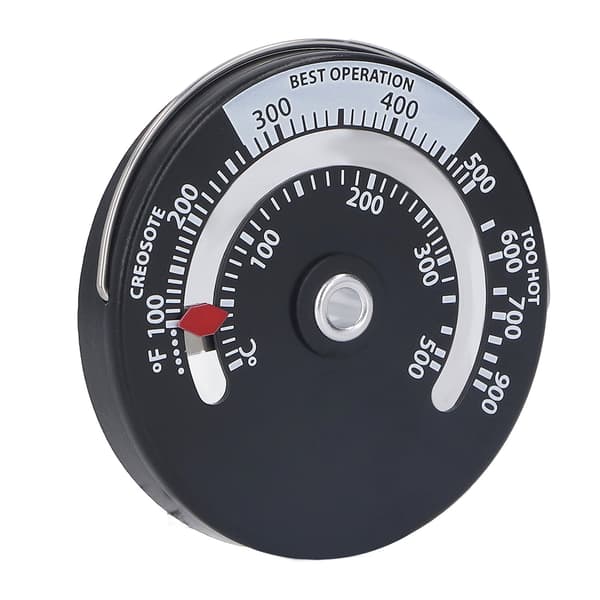 Högprecisions 0-500C Magnetisk Eldstadstermometer Legeringsurtavla