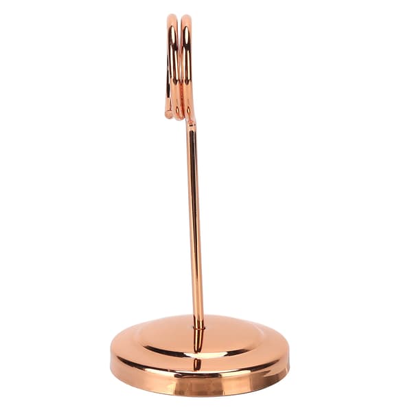 Bordnummerholder i Rustfrit Stål - Holdbar, Farvefast, Let - 10,5 cm - Rosenguld