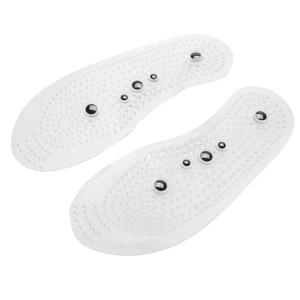 Magnetisk Terapi Hälsa Transparent Silikon Anti Trötthet Massage Innersula Kuddar Stor