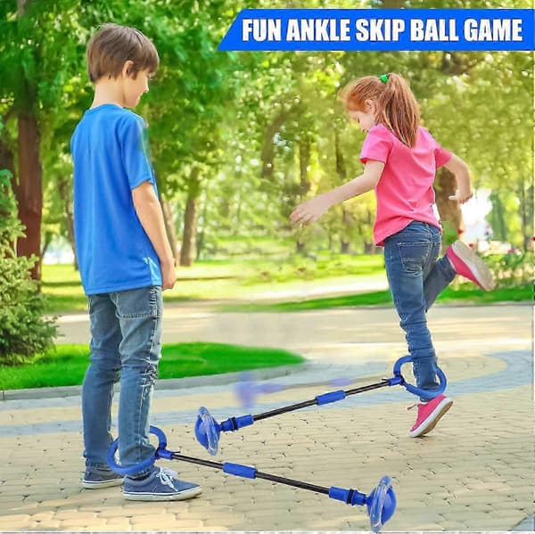 Hoppboll för barn - Vikbar Flash Wheel Hoppboll, Utomhusleksaker, Ny 2026 Blue