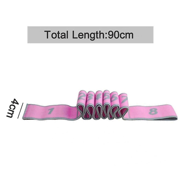 Digital Yoga Stretch Band (vaaleanpunainen)